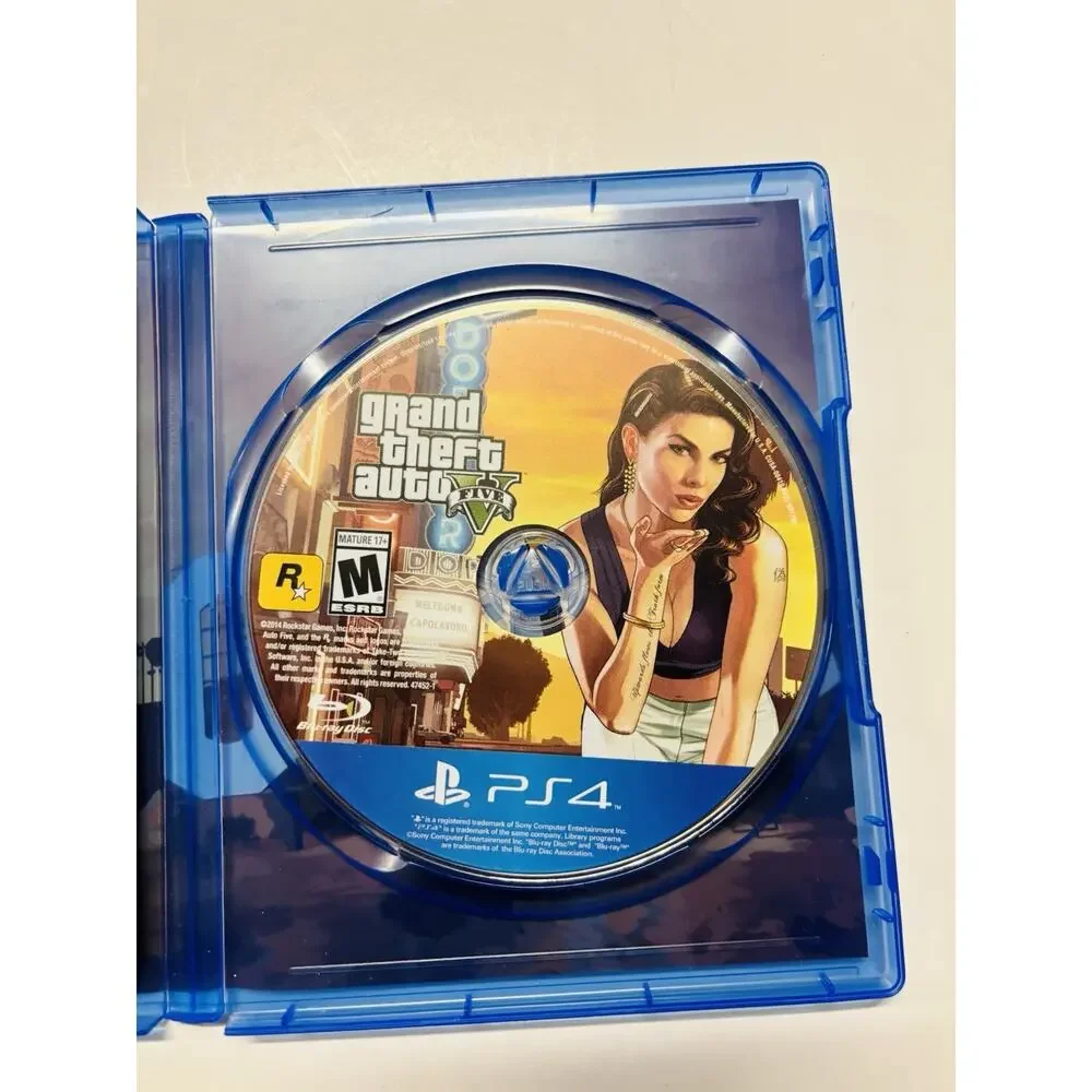 Grand Theft Auto V, GTA 5 (Sony PlayStation 4, 2014) - Complete Tested Works VG